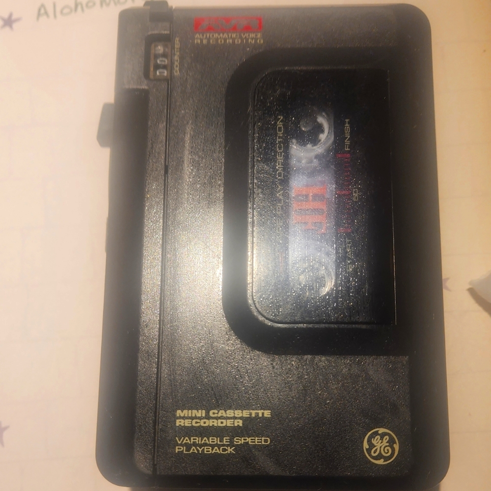Vintage GE AVR Automatic Voice Recorder, Genuine GE 3-5368 Aretro aud
